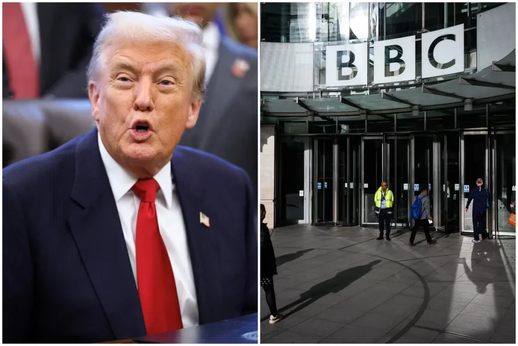 LEGAL SHOWDOWN: BBC determined to fight Trump defamation case | Per ...