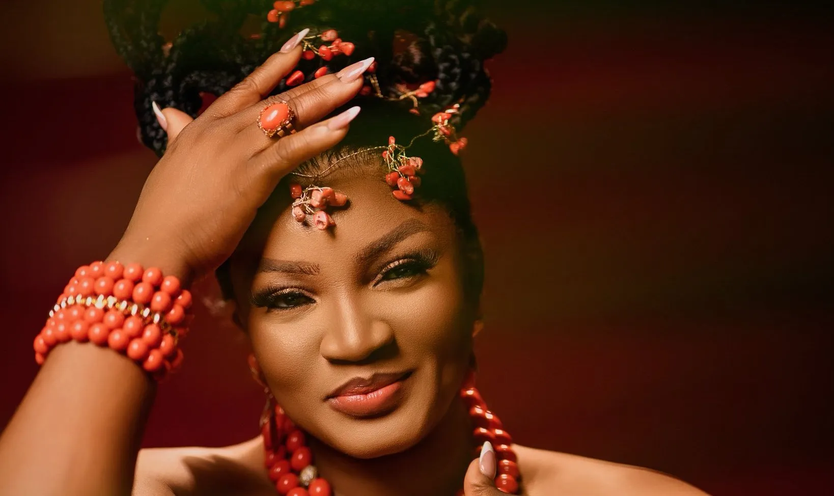 Nollywood’s Omotola Launches New Film, Celebrates “Brain Power” Over Beauty