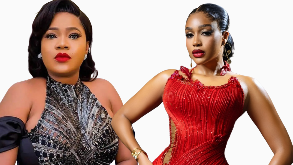 Toyin Abraham shuts down fan rivalry over Uche Montana’s record-breaking YouTube views